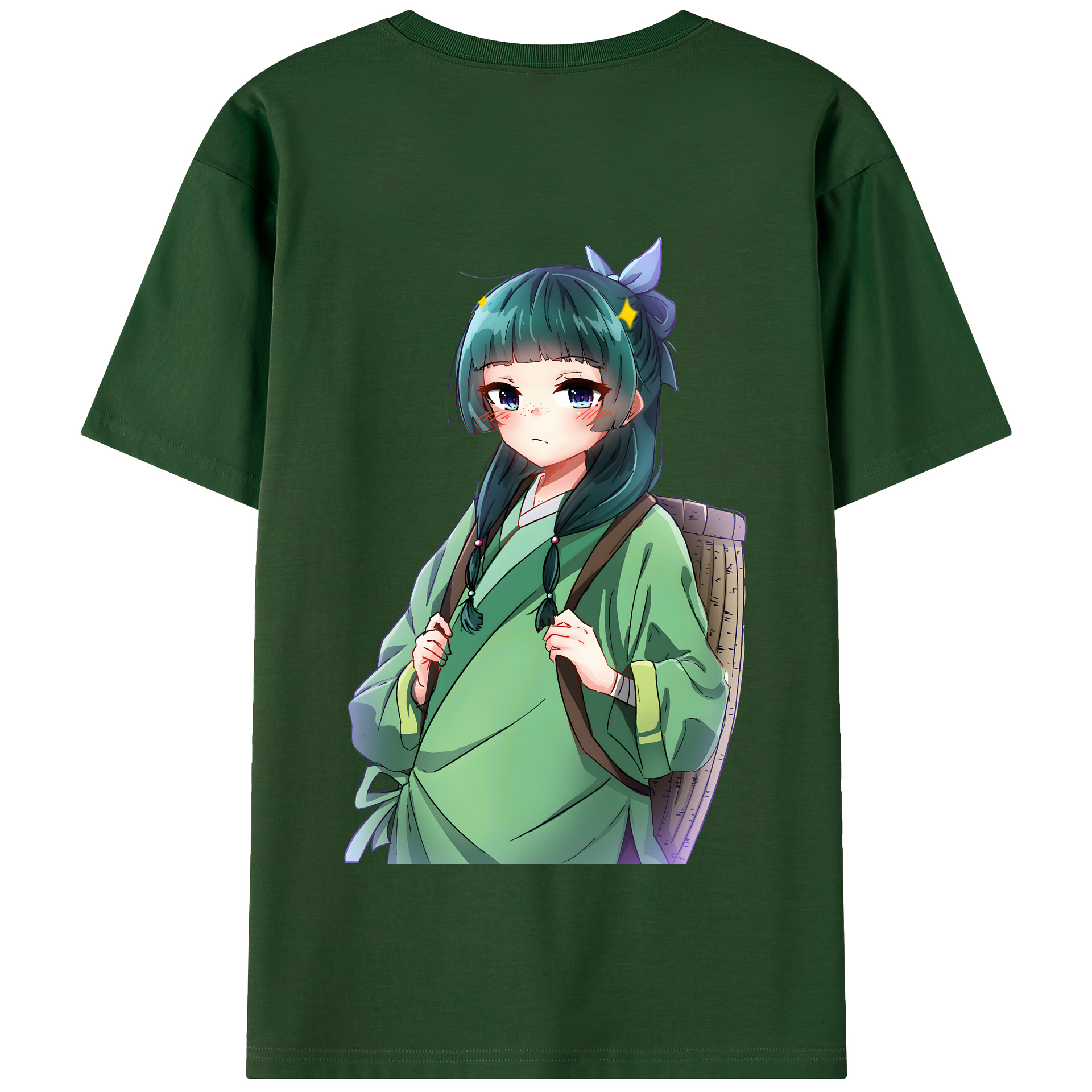 （画像用） 薬屋のひとりごと The Apothecary Diaries 綿100％半袖Tシャツ（背面プリント）